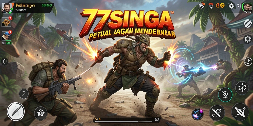 Tampilan gameplay seru dan menegangkan dalam 77SINGA.