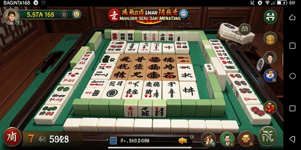 Tampilan gameplay Mahjong yang menarik dan penuh strategi.