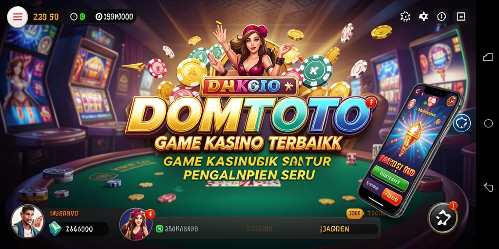 Tangkapan layar gameplay yang mendebarkan dari DOMTOTO.