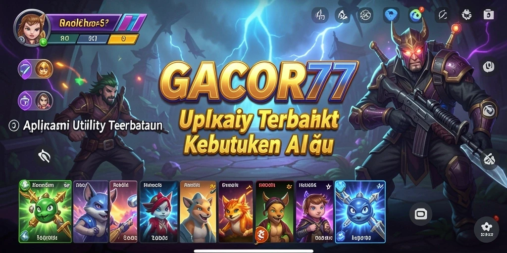 Tampilan antarmuka GACOR77 yang intuitif dan user-friendly.