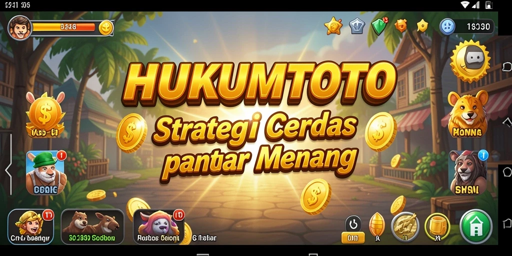 Screenshot gameplay HUKUMTOTO yang menampilkan strategi dan taktik.