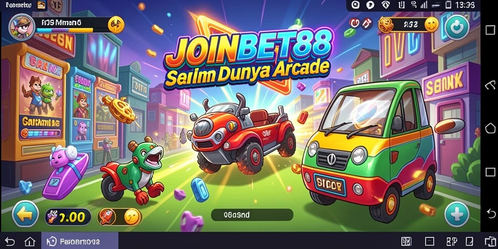 Screenshot gameplay seru dari JOINBET88 yang menunjukkan aksi Arcade.