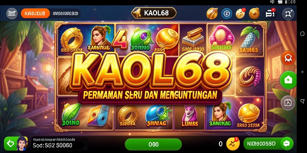 Screenshot KAOL68 menunjukkan gameplay Slot yang mendebarkan dan grafis yang memukau.