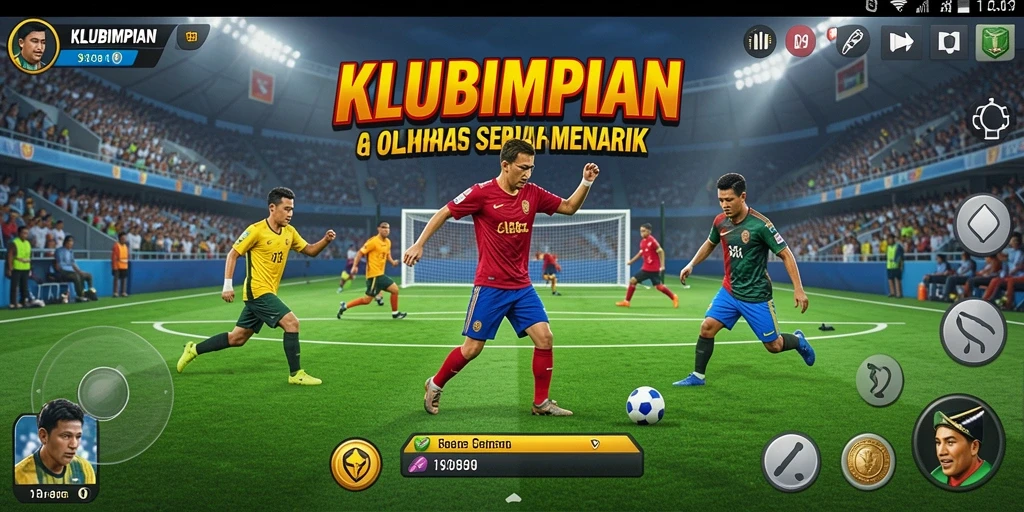 Tampilan gameplay menarik dari KLUBIMPIAN yang penuh aksi.