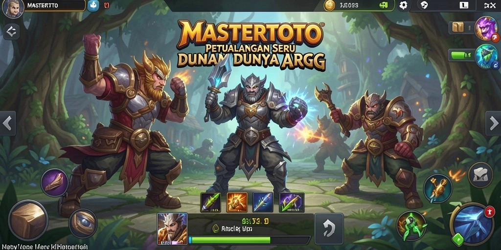 Screenshot gameplay ARPG yang penuh aksi dan petualangan mendebarkan.