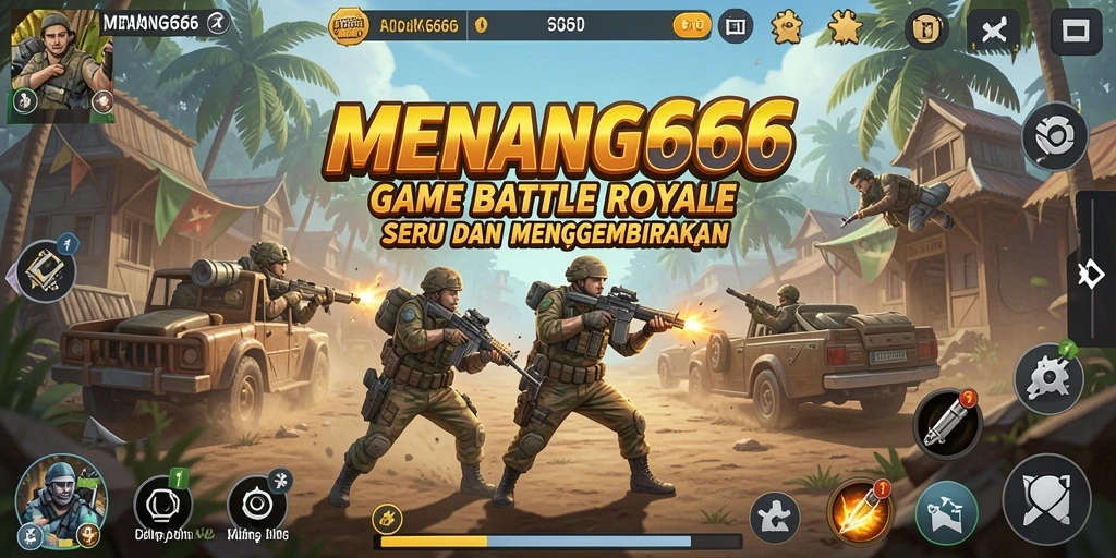 Gameplay seru dari MENANG666 dalam pertarungan Battle Royale.