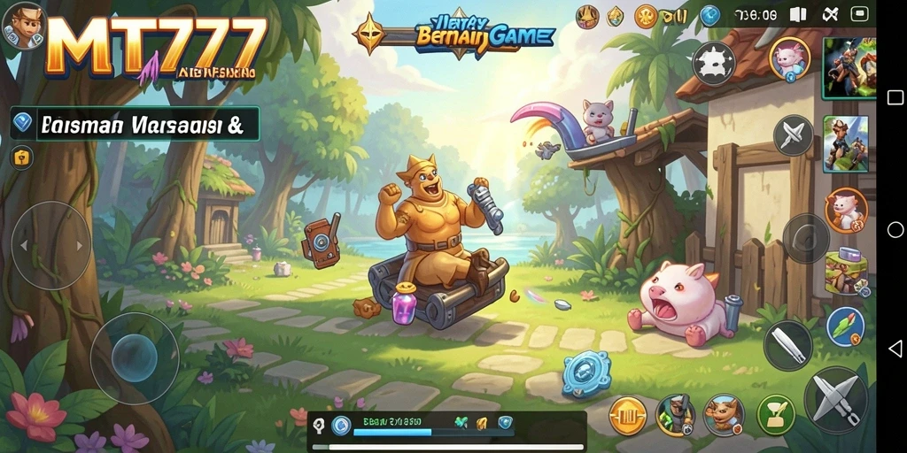 Tampilan menarik dari gameplay MT777 yang seru dan menghibur.