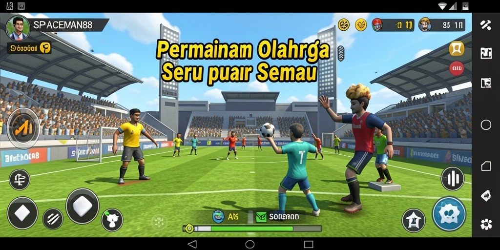 Tampilan menarik dari gameplay SPACEMAN88 yang penuh aksi.