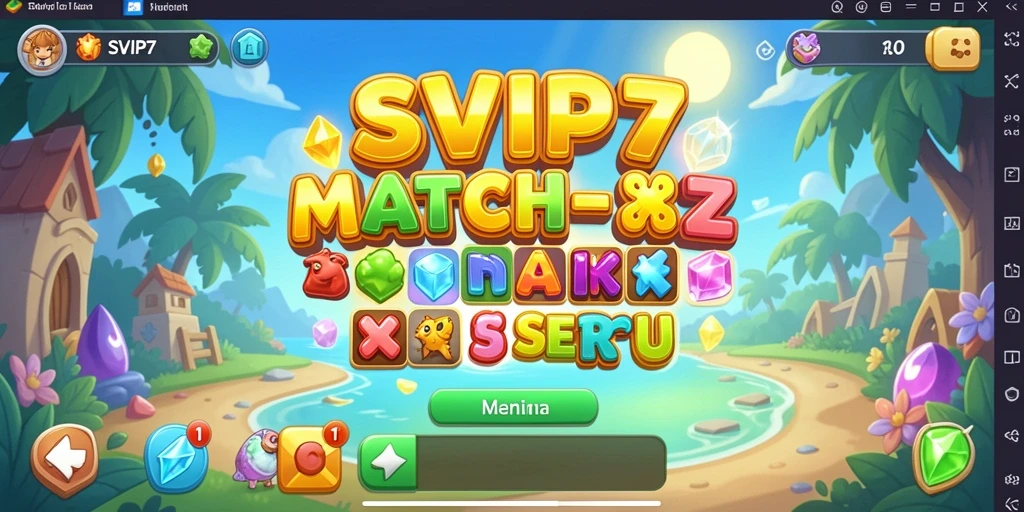 Tampilan gameplay SVIP7 yang seru dalam permainan Match-3.