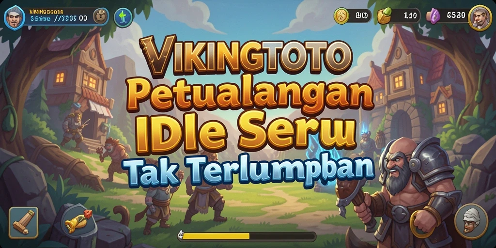 Screenshot VIKINGTOTO menampilkan aksi gameplay Idle yang mendebarkan.